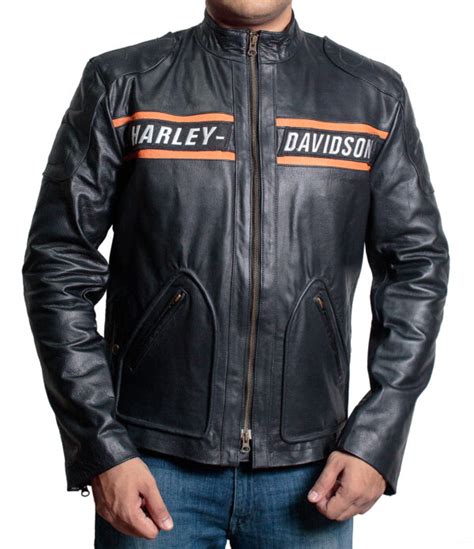 Bill Goldberg Black Biker Leather Jacket Xtremejackets