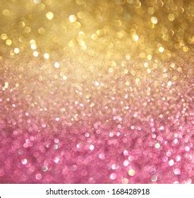 Gold And Pink Glitter Background