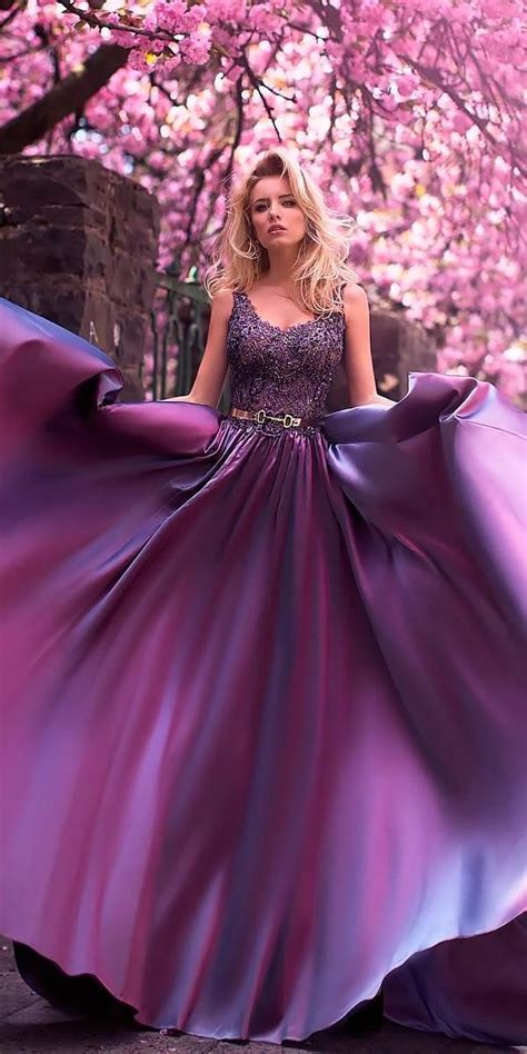 Purple Colored Wedding Dresses