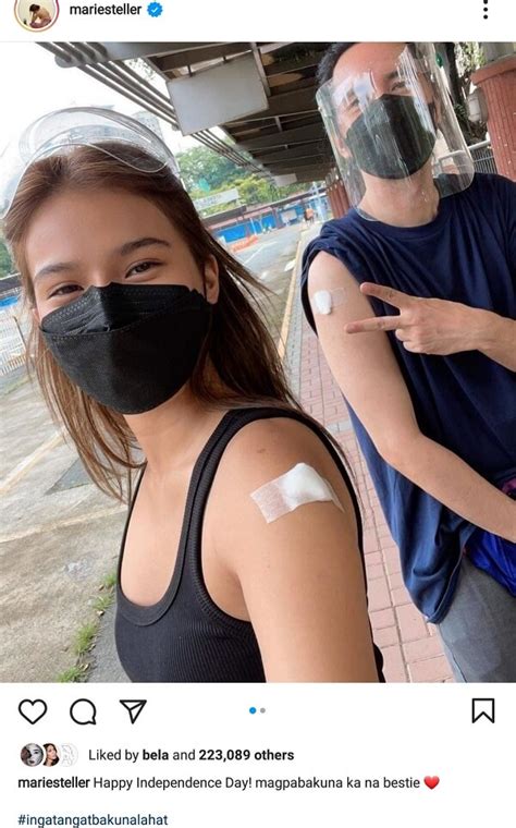 Insta Scoop: Rico Blanco and Maris Racal Get Vaccinated Together ...