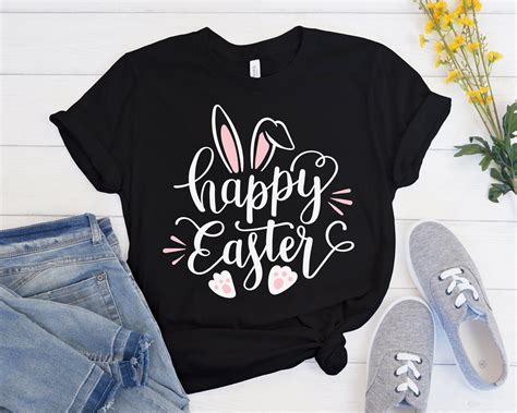 Happy Easter Shirt Women Easter Shirt Cute Easter Shirt Etsy