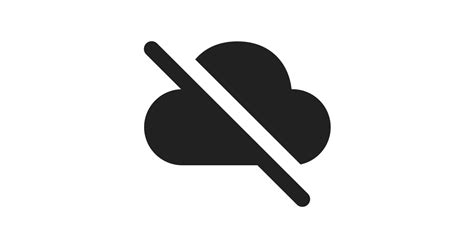 Cloud Offline Free Vector Icon Iconbolt