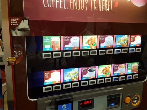 Vending Machines Way Forward New Nestle Nescafe Alegria AVM Mini Me