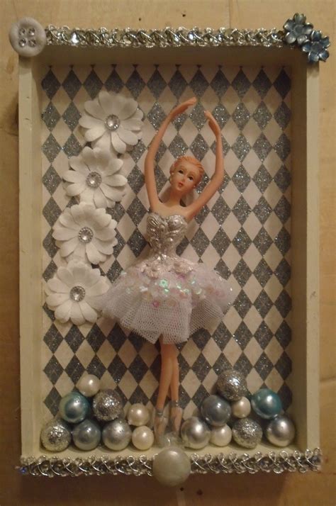 Ballerina Dancer Altered Shadowbox Etsy