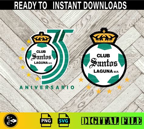 Santos Laguna Logo Mexico League Mx Digital Files Png Svg Etsy