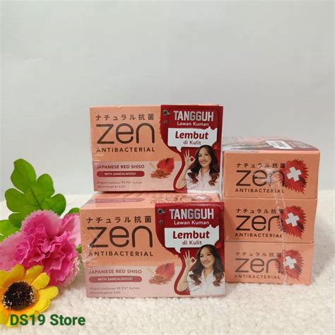 Zen Sabun Batang Anti Bacterial Body Soap Red Shiso X G Lazada