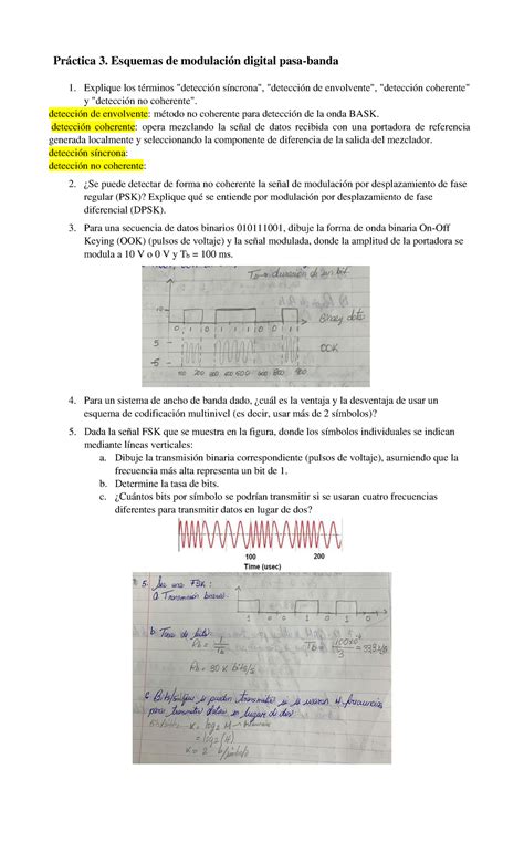 Pr Ctica Practica Pr Ctica Esquemas De Modulaci N Digital Pasa