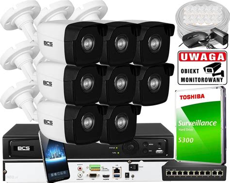 Zestaw Do Monitoringu Bcs View Kamera Ip Monitoring Ip Mpx Tb H X