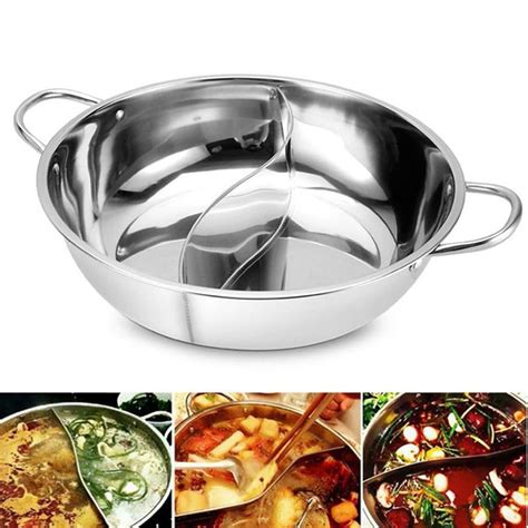 Pcs Hot Pot Double Split Kitchen Utensils Hot Pot Ruler Compatible