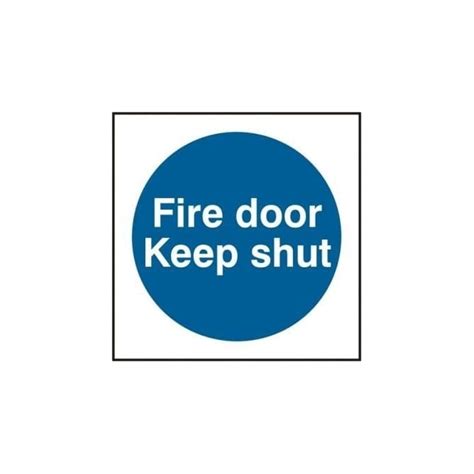 Fire Door Keep Shut Sign