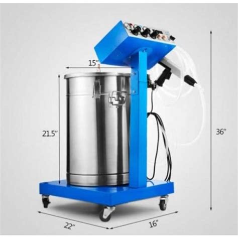 Jual Powder Coating Machine Wx Mesin Spray Gun Cat Bubuk Liter