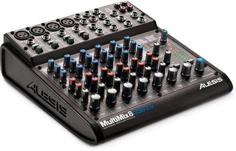 Alesis Multimix 8 Usb Mixer With Usb 20 Audio Zzounds