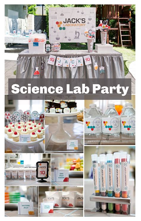 Everything you need to throw an awesome science or chemistry party. #ad #science #chemistr ...