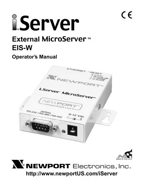 PDF External MicroServer TM EIS W Steven Engineering DOKUMEN TIPS