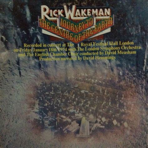 Rick Wakeman – Journey To The Centre Of The Earth (1974, Vinyl) - Discogs