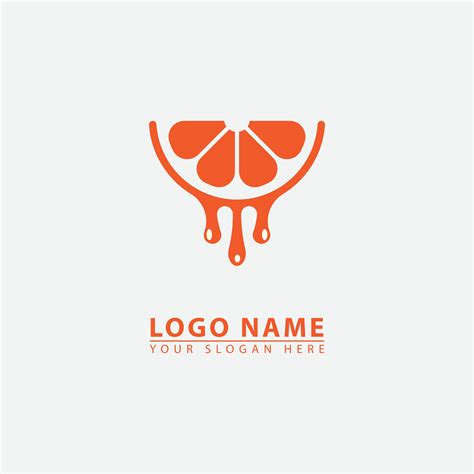 modern orange juice logo icon. 25761771 Vector Art at Vecteezy