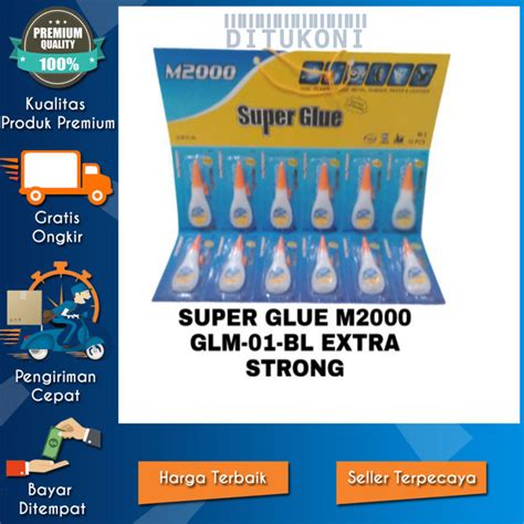 Ditukoni 1 PC Lem Super Glue M2000 Multi Purpose Instant Adhesive