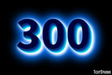 text effect  logo design number