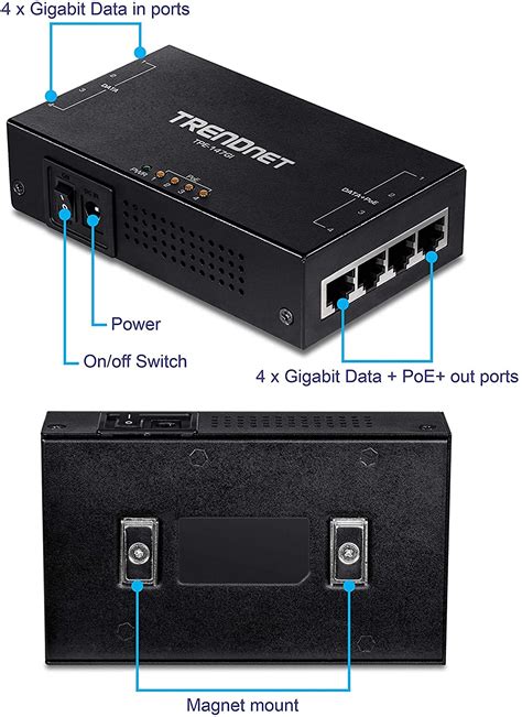 Mua Trendnet W Port Gigabit Poe Injector Tpe Gi X Gigabit