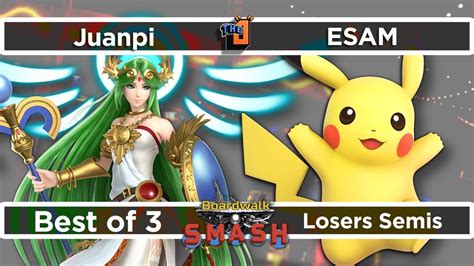 Juanpi Palutena Vs ESAM Pikachu Losers Semis Boardwalk Smash 37