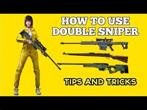 How To Use Double Sniper How To Use Two Awm How To Quickly Sniper