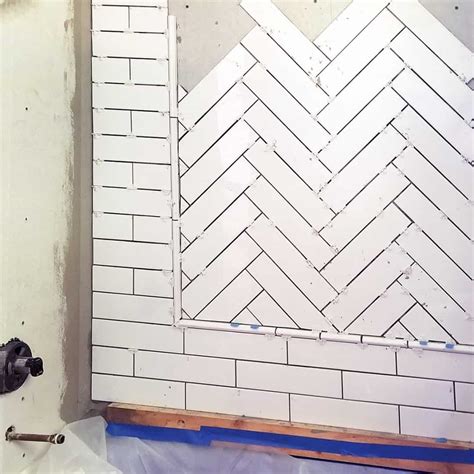 How To Tile A Herringbone Pattern Craving Some Creativity