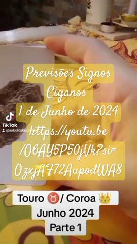 Previsões Signos Ciganos 1 de Junho de 2024https youtu be O6AY5P50jVk