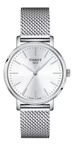 Reloj Mujer Tissot Everytime Lady Acero Blanco Color De La Correa