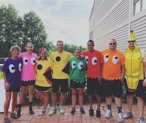 Group Costume Pac Man Pac Man Halloween Costume Team Halloween