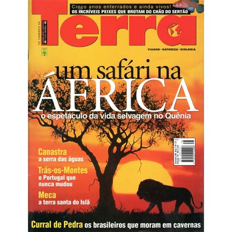 ITEM DE COLECIONADOR Revista Os Caminhos da Terra Safári na África