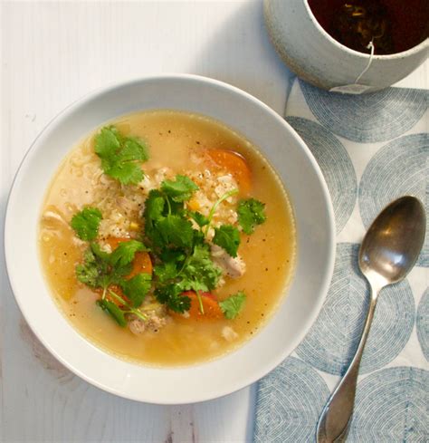 Chicken Soup With Rice Ginger And Soy Sauce Bon Appetit