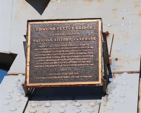 Read the Plaque - Edmund Pettus Bridge