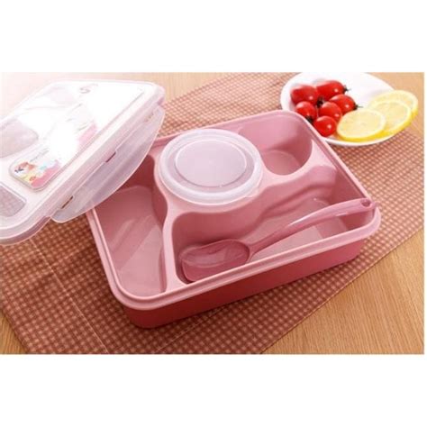 Jual Yooyee 4 Sekat Lunch Box Kotak Makan Sup Bekal Nasi Shopee Indonesia