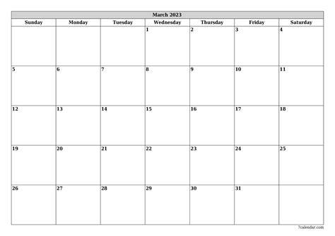 Free Wall Calendars 2023 - Printable Template Calendar