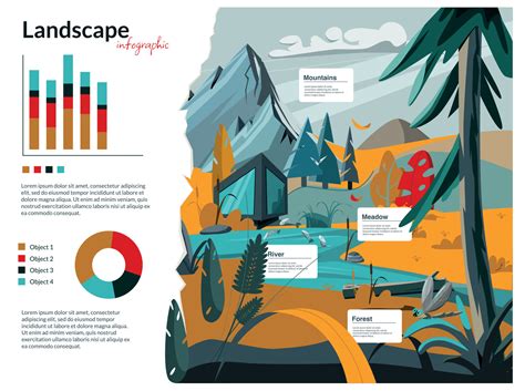 Landscape Nature Flat Infographics 12696915 Vector Art At Vecteezy