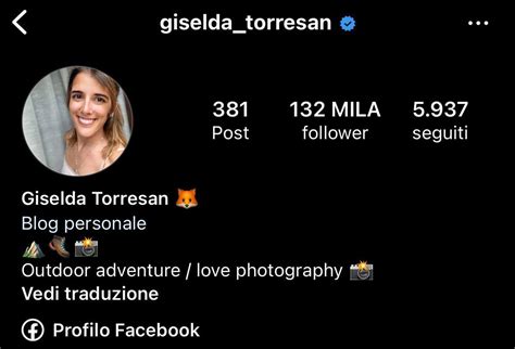 Giselda Torresan Cambia Bio Su Instagram Dopo L Annuncio Del GF