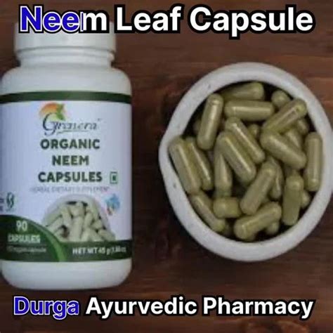 Herbal Neem Capsules For Personal Grade Standard Food Grade At Rs 60