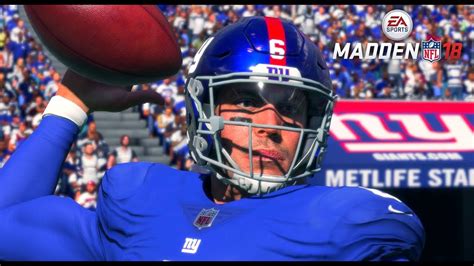 Madden 18 Career Mode Gameplay New York Giants WIn The NFC East