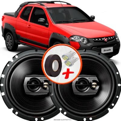 Alto Falante Pioneer Fiat Strada Dianteiro Ts 1790br 6 120W Rms 4 Ohms