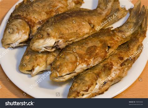 Fried Fish In Plate Stock Photo Shutterstock