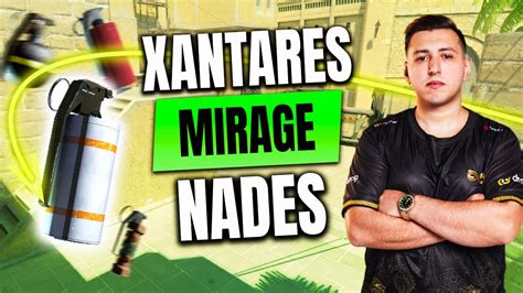 XANTARES Mirage Nades Utility POV Vs Eternal Fire CS2 PGL MAJOR