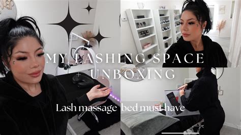 LASHING ROOM TOUR UNBOXING LASH TECH MUST HAVE YouTube