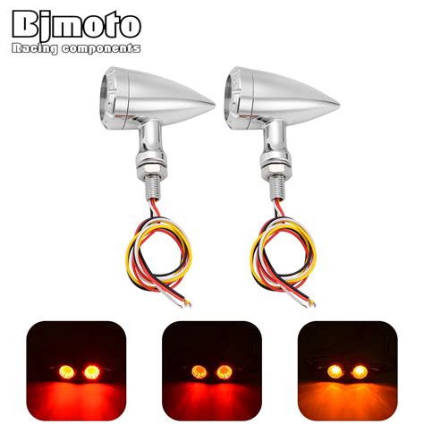 Bjmoto Pc V Motor Steering Light Mm Led Motorcycle Turn Signal