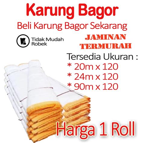 Jual Karung Bagor Karung Roll Packing Karung Meteran Panjang Cm X