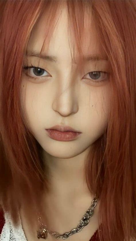 Pin By V4mpk On Ulzzazang ⚘️ Red Hair Inspo Girls With Red Hair