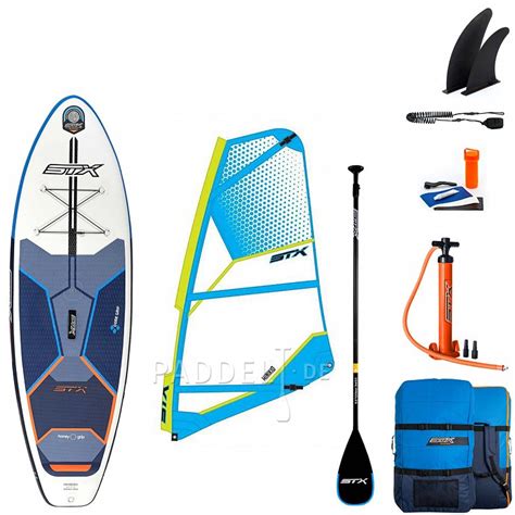 SUP STX Hybrid Junior Cruiser 8 Mit Paddel Incl Segel Aufblasbares