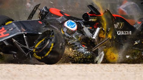 Fia Reveals More Details Of Fernando Alonsos 45g Horror Crash In Australia Espn