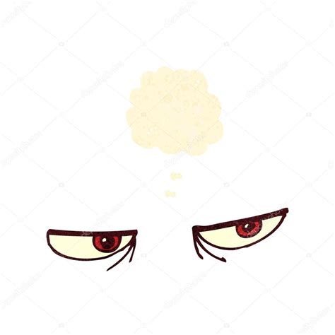 Retro Cartoon Angry Eyes — Stock Vector © Lineartestpilot 28808651