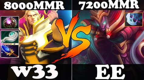 Dota 2 W33 8000 MMR Invoker VS EternaLEnVy 7200MMR Spectre Ranked