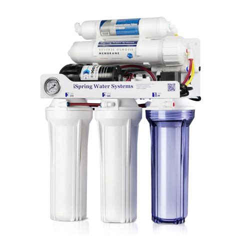 ISPRING Tankless 5 Stage 150 GPD De Ionization Reverse Osmosis Water